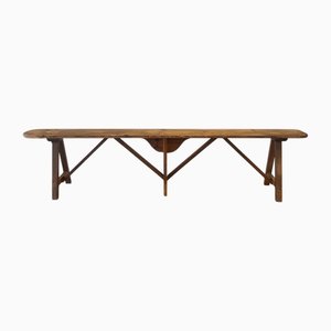 Antique French Bench in Oak