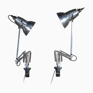 Englische Vintage Angle Poise Wandlampen, 1970, 2er Set