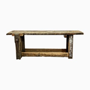 Carpenters Workbench in Oak and Fir, 1930s