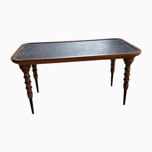 High Drapery Table in Walnut, 1890s