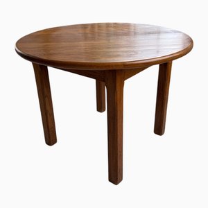 Round Oak Table, 1950s