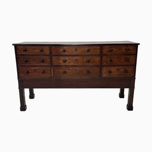 Antique Chest of Drawers in Mahogany and Oak, 1830s