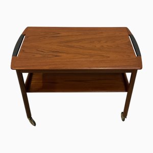 Servierwagen aus Teak, 1960er