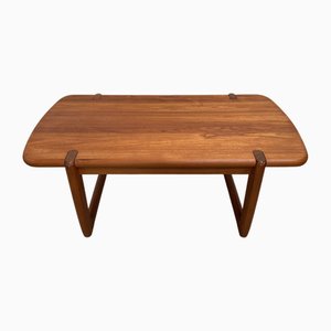 Table Basse en Teck par Niels Bach pour Randers Møbelfabrik, 1960s