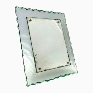 Large Italian Glass Mirror, 1940