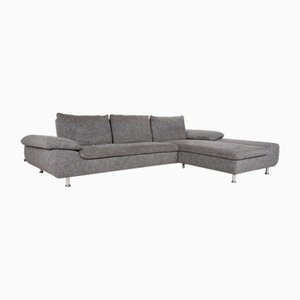 Diva Fabric Corner Sofa in Gray by Ewald Schillig