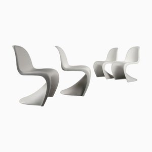 Chairs in Plastic attributed to Verner Panton for Vitra, 1980s