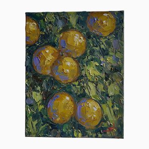 Vivek Mandalia, Lemon Tree, Oil on Canvas