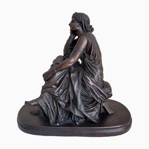 Pierre Alexandre Schoenewerk, Estatua francesa de Safo, de principios del siglo XIX, bronce