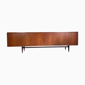 Enfilade en Teck par Henning Kjaernulf pour Bruno Hansen, Danemark, 1960