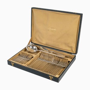 Silver Plated Menagère with Box from Christofle, Set of 39