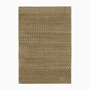 Middle Eastern Brown Oushak Rug