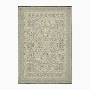 Middle Eastern Beige Oushak Rug