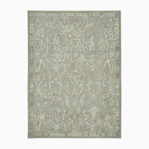 Middle Eastern Grey Oushak Rug