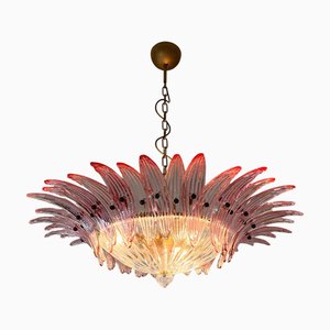 Mid-20th Century Pink Murano Chandelier, 1970s