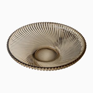 Large Vintage Glass Bowl, 1970s