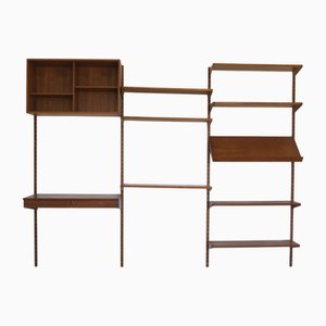 Mid-Century Shelves & Wall Units & Desk by Kai Kristiansen for FM Mobler, 1960s