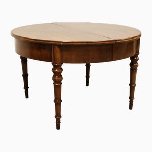 Table Extensible en Noyer, Italie, 1800s