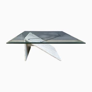 Vintage Italian Marble Coffee Table, 1980s