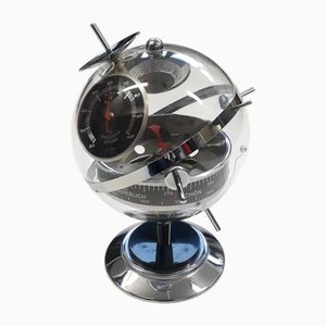 Vintage Sputnik Weather Station Hygrometer Barometer, 1970s