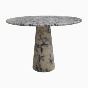 Viola Veined Violet Round Dining Table by Angelo Mangiarotti