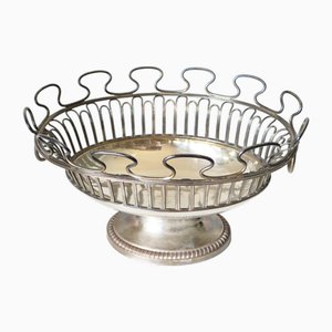 Cantinetta frigo Luigi XVI in metallo argentato, Francia, XIX secolo