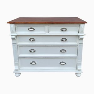 Chest of Drawers in Painted Pine Wood, 1920s