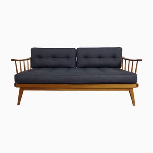 Dormeuse Mid-Century in ciliegio di Walter Knoll per Knoll Antimott, Germania, anni '50