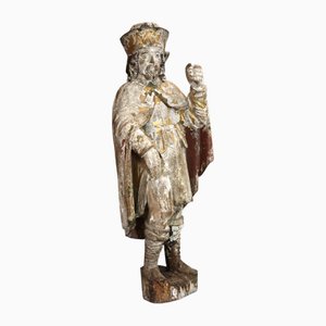 Skulptur von Saint Roch, 18. Jh., Holz