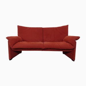 Sofá de dos plazas Palmaria vintage de Vico Magistretti para Cassina, años 80