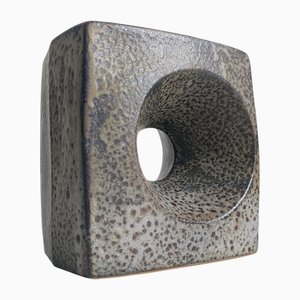 Large Brutalist Ceramic Vase by Marius Van Woerden for Vest Keramiek, Netherlands, 1960s