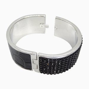 Bracelet Intervalle en Cuir, Cristaux Swarovski et Acier de Swarovski, Autriche, 2010