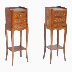 Comodini antichi in stile Luigi XV, set di 2