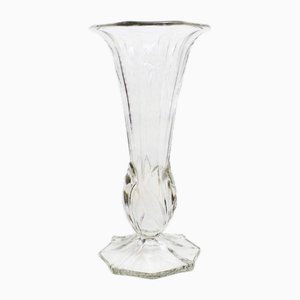 Art Deco Vase in Glass, 1930s