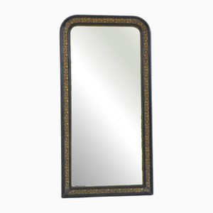 Specchio grande antico in legno ad arco, Francia