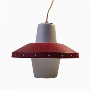 Lampada da soffitto a forma di stella di Bent Karlby per Lyfa, Danimarca, anni '50