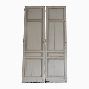 Antique Built-in Cupboard Doors from Befos, Set of 2