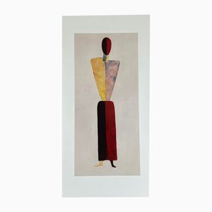 Kasimir Malevich, La niña, Figura en blanco, década de 2000, Impresión