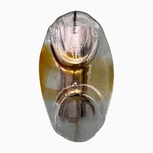 Vintage Italian Wall Lamp in Murano Glass from Mazzega, 1960s