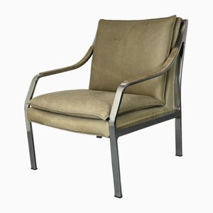 Vintage Lounge Chair in Leather by Fabricius and Kastholm for Walter Knoll, 1970s