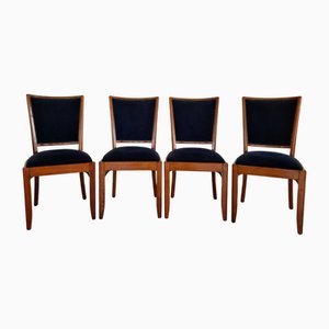 Sedie da pranzo Art Déco, set di 4