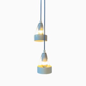 Hanging Lamps Type 16800 in White from Louis Poulsen, Set of 2