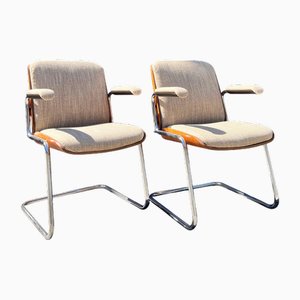 Silla de oficina en beige y marrón de Martin Stoll para Giroflex