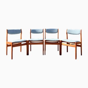 Chaises de Salle à Manger par Erik Buch, Set de 4