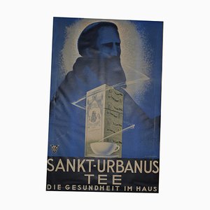 1920s "Sankt-Urbanus Tee Die Gesundheit Im Haus" Poster from L. Gadoud
