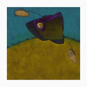 Deborah DeSaix, Abstract Composition, Oil Painting