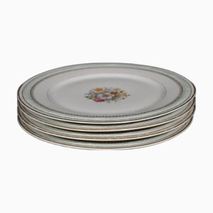 Platos de porcelana Raynaud Limoges, años 60- Juego de 4