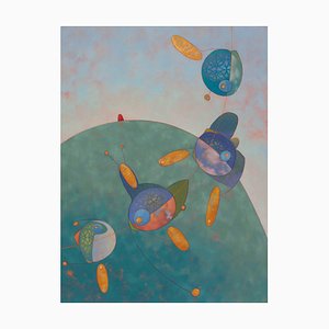 Deborah DeSaix, Abstract Composition, Oil Painting