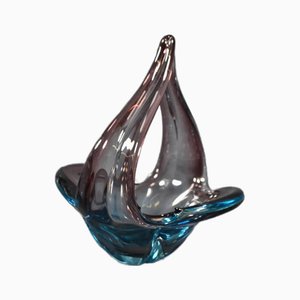Cuenco de cristal de Murano de los años 70