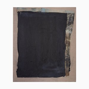 "Traces" Contemporary Minimalist Mixed-Media Painting by Marilina Marchica